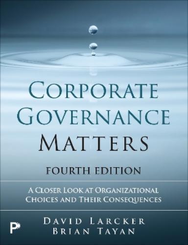 Corporate Governance Matters