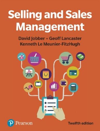Selling and Sales Management
