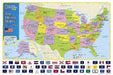 The United States for Kids Map [Laminated]