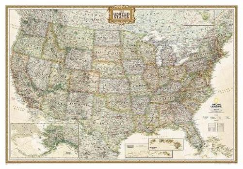 United States Executive Map [Laminated]