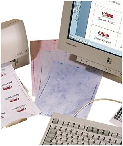 Durable BADGEMAKER Inserts 60 x 90 mm | Pack of 160 Inserts | Printable Name Badge Inserts | Create Professional Badges in Minutes, White