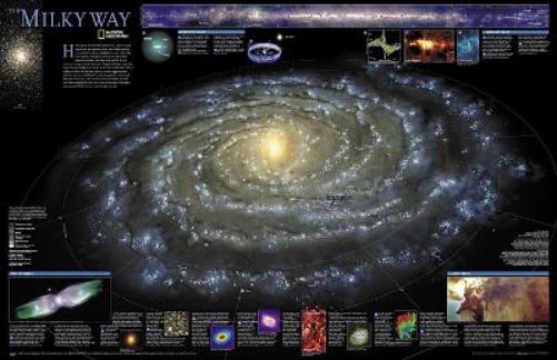 The Milky Way Map [Laminated]