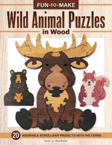 Fun to Make Wild Animal Puzzles in Wood