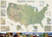 National Parks of the United States Map [Laminated]