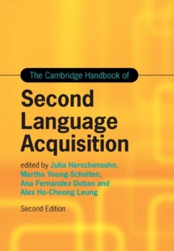 The Cambridge Handbook of Second Language Acquisition