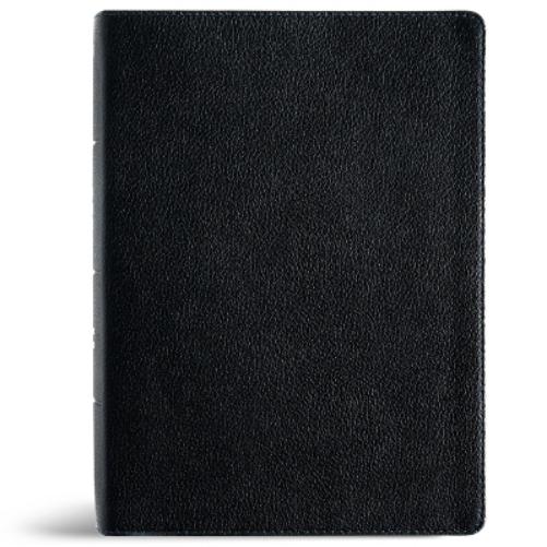 NASB Study Bible, Black Genuine Leather, Indexed