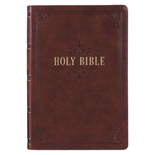 KJV Bible Giant Print Full-Size (Faux Leather, Burgundy)