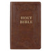 KJV Bible Giant Print Standard-Size (Faux Leather, Medium Brown)