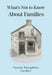 What’s Not to Know About Families