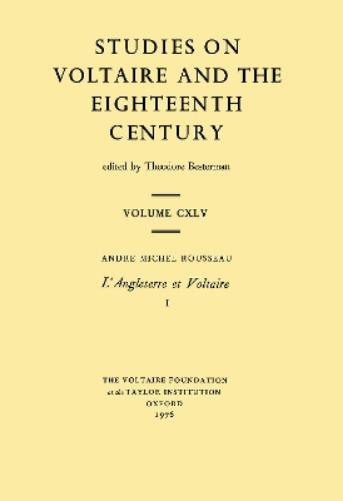 L'Angleterre et Voltaire