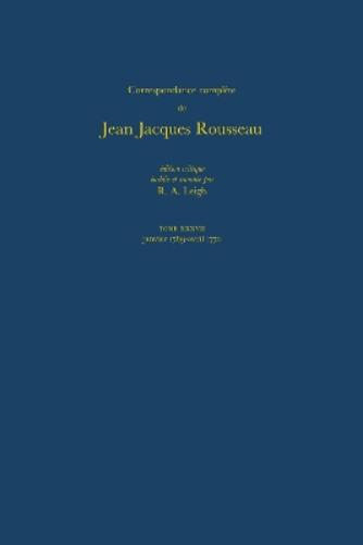 Correspondance complète de Rousseau (Complete Correspondence of Rousseau) 37