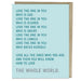 6-Pack Elizabeth Gilbert for Em & Friends Love The One in You Card