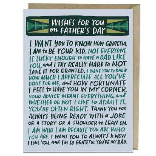 6-Pack Em & Friends Wishes For You Fathers Day Card