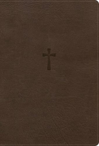 CSB Super Giant Print Reference Bible, Optimal Type, Digital Study Edition, Brown Leathertouch, Indexed