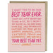 6 Pack Em & Friends Best Year Ever Card