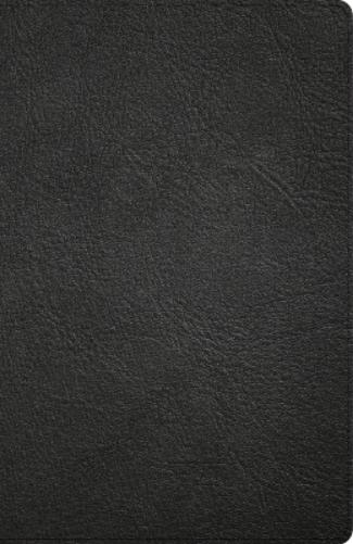 CSB Large Print Personal Size Reference Bible, Optimal Type, Digital Study Edition, Black Genuine Leather