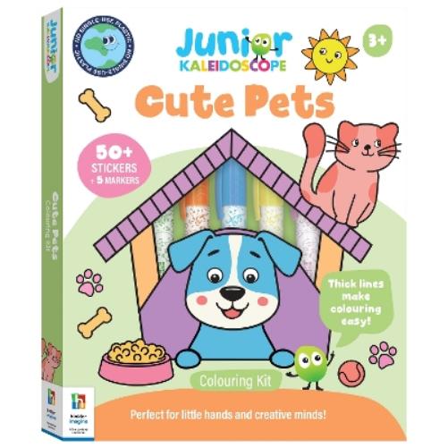 Jr Kaleidoscope Colouring Kit Cute Pets
