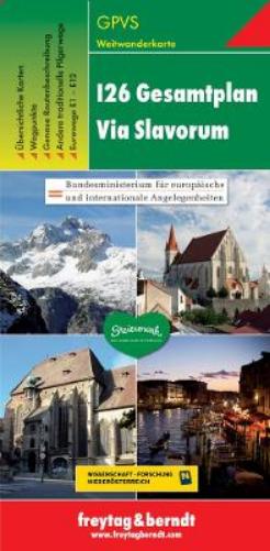 GPVS I26 Via Slavorum, Hiking map 1:500.000
