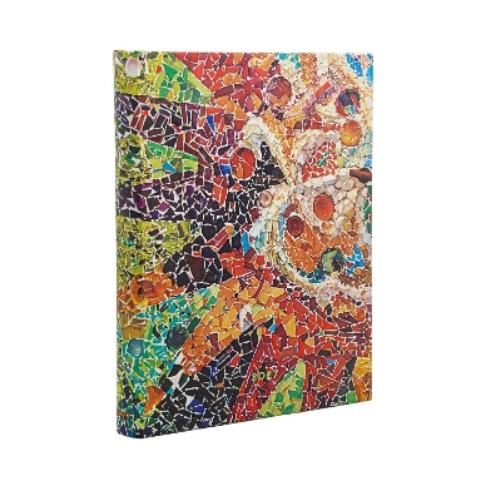 2027 Gaudi’s Sun (Gaudi’s Mosaics) Ultra 12-Month Hardcover Dayplanner (Elastic Band Closure) Daily