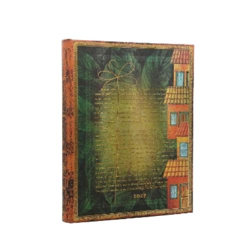 2027 Garcia Marquez, One Hundred Years of Solitude (Embellished Manuscripts Collection) Ultra 12-Month Hardcover Dayplanner (Elastic Band Closure) Daily