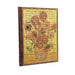 2027 Van Gogh, Sunflowers (Embellished Manuscripts Collection) Ultra 12-Month Hardcover Dayplanner (Elastic Band Closure) Verso