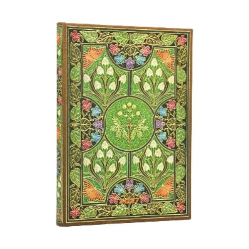 2027 Poetry in Bloom Midi 12-Month Hardcover Dayplanner (Elastic Band Closure) Verso
