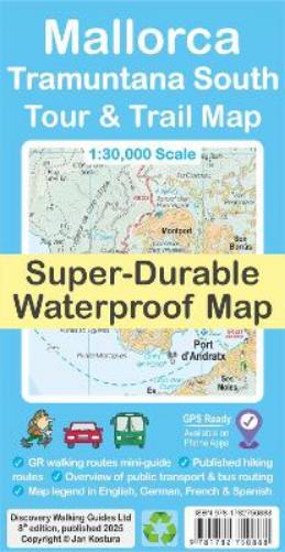 Mallorca - Tramuntana South Tour & Trail Map