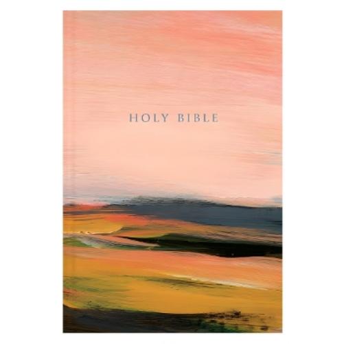 NLT Large Print Slimline Reference Bible (Hardcover, Pink Landscape, Red Letter): Nlt Slimline Reference Bible, Pink Landscape, Red Letter