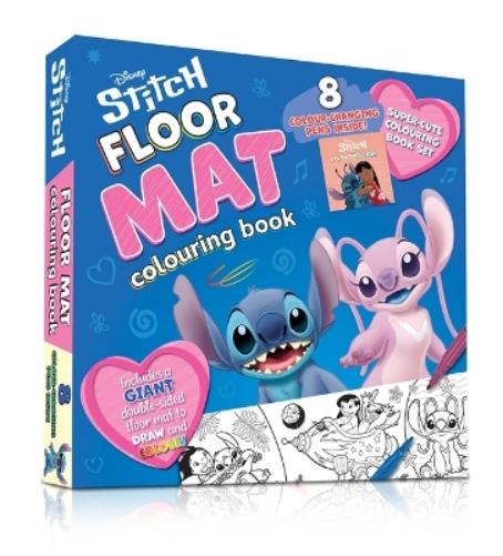 Disney Stitch: Floor Mat Colouring: A GIANT colouring sheet, plus 8 colour-changing pens and a colouring book