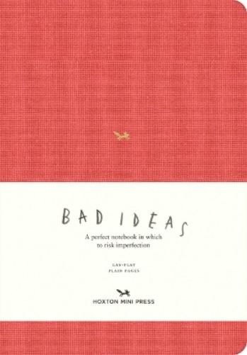 A Notebook for Bad Ideas (Large / Red / Unlined)