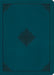 ESV Large Print Personal Size Bible, Red Letter (TruTone, Deep Teal, Ornament Design