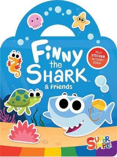 Super Simple™ Finny the Shark & Friends Jelly Sticker Playset (Includes 20 Reusable Stickers!)