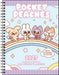 Pocket Peaches 2027 Monthly/Weekly Coloring Planner with Stickers to Color
