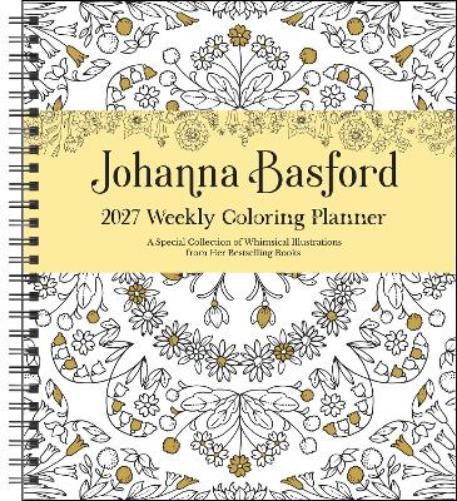 Johanna Basford 2027 Weekly Coloring Calendar