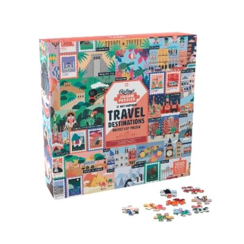 50 Awe-Inspiring Travel Destinations Bucket List 1000-Piece Puzzle