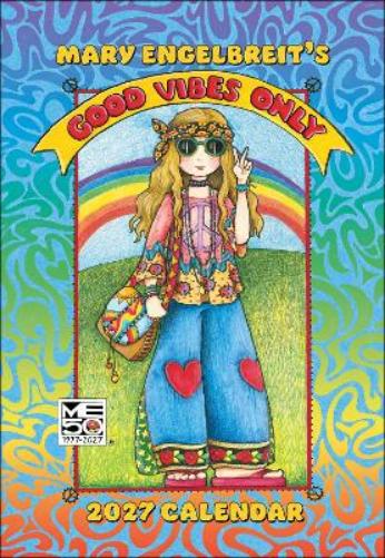 Mary Engelbreit's Good Vibes Only 2027 Monthly Pocket Planner Calendar