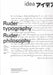 Ruder Typography-Ruder Philosophy