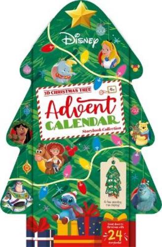 Disney: 3D Christmas Tree Advent Calendar Storybook Collection