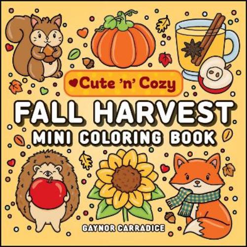 Fall Harvest Mini Coloring Book