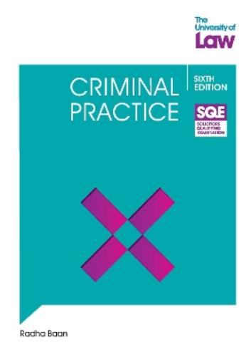 SQE Criminal Practice 6e