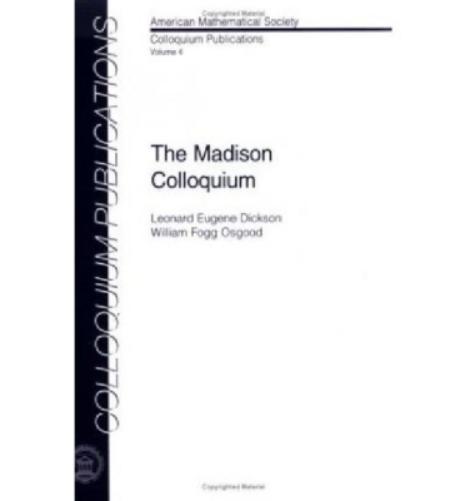 The Madison Colloquium