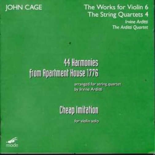 44 Harmonies from Apartment House 1776 (The Arditti Quartet)
