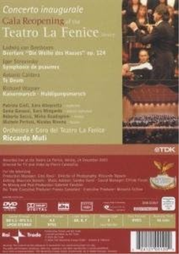 Gala Reopening of the Teatro La Fenice 2003