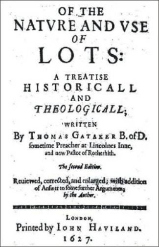 Nature and Uses of Lotteries
