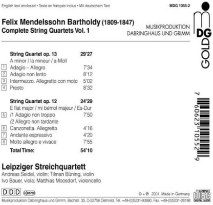 Complete String Quartets, Vol. 1