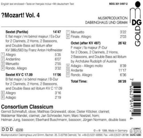 Unknown Mozart, Vol.4