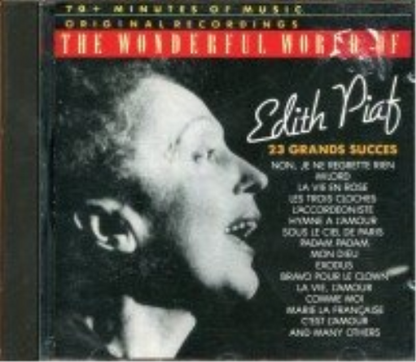 Edith Piaf - The Wonderful; World of Edith Piaf: 23 G