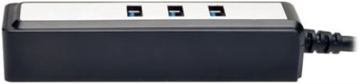 Tripp Lite 4-Port Portable USB 3.0 Superspeed Mini Hub with Built In Cable (U360-004-MINI) 4-Port Portable Hub