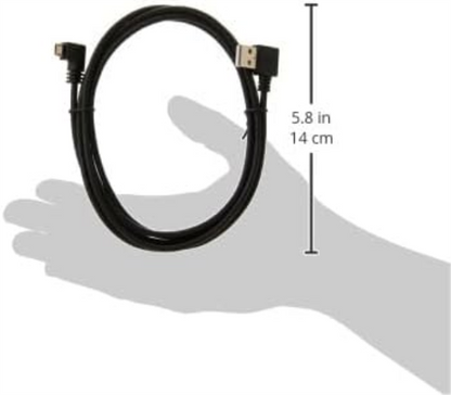 StarTech.com 2m 6 ft Micro-USB Cable with Right-Angled Connectors - M/M - USB A to Micro B Cable - 6ft Right Angle Micro USB Cable (USB2AUB2RA2M