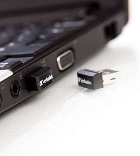 Verbatim Store 'n' Stay Nano USB-Stick 16GB, USB 2.0, USB Speicherstick mini, für Laptop Notebook Ultrabook TV Autoradio, USB Nano Stick, USB Stick kurz, schwarz